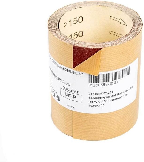 Rolle Korund-Schleifpapier 100 mm x 5 m 150 g