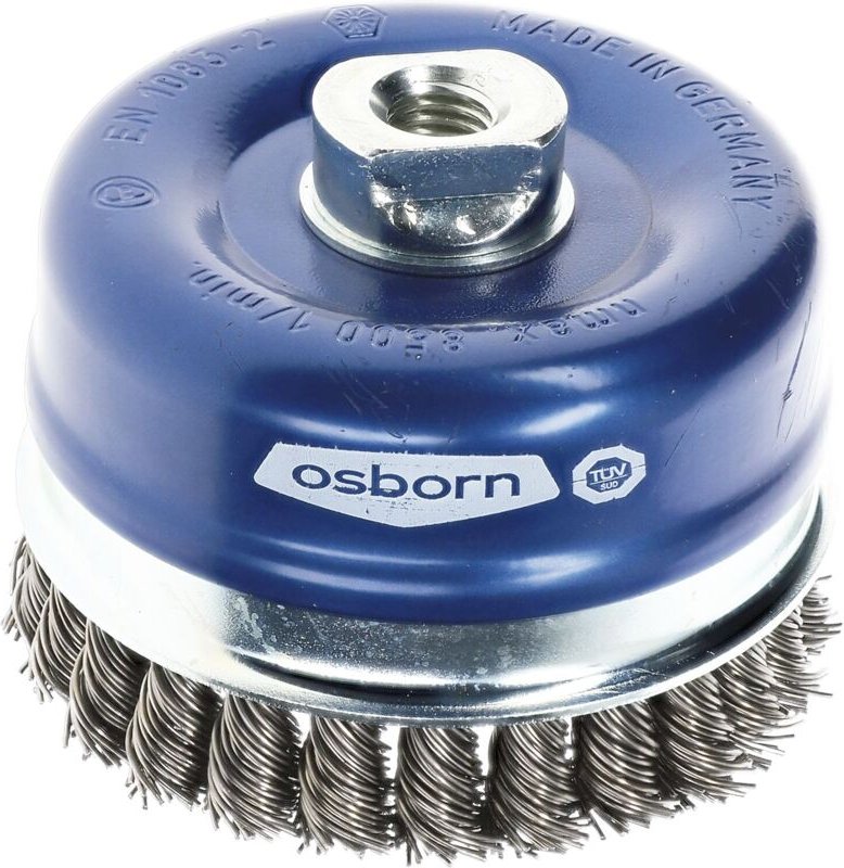 Drahtbürste für Winkelschleifer ø 100mm für Winkelschleifer Topfbürste mit Xtreme Spezialdraht - Stahldrahtbürste 0,8mm ...