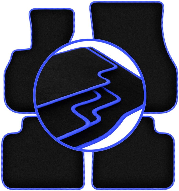 CARLUX-BLUE Auto-Fußmatten für: Mini Countryman F60 Crossover (2017-)