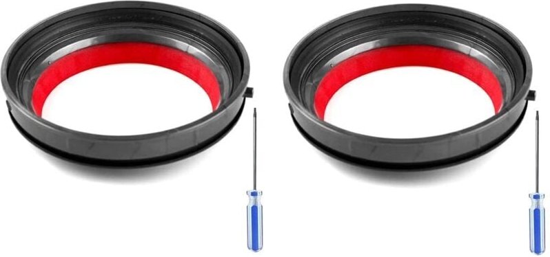 Für Staubsauger V10 SV12-Dust Bin Top Seal Dichtung Ersatzteil Ersatz Neues Zubehör, (2 Stück) Dolaso