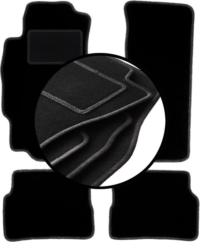 Komplettset Veloursmatten für: Mazda RX-8 Coupé (2003-2012)