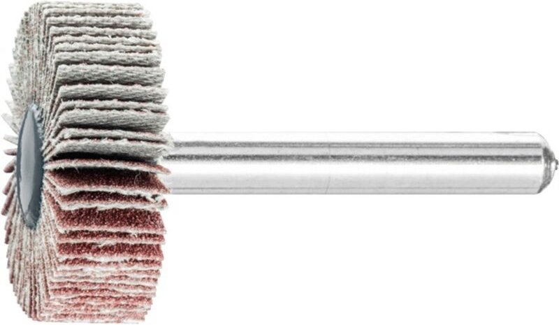 Fächerschleifer Ø30xH10mm K.120 Korund Schaft-D.6mm PFERD