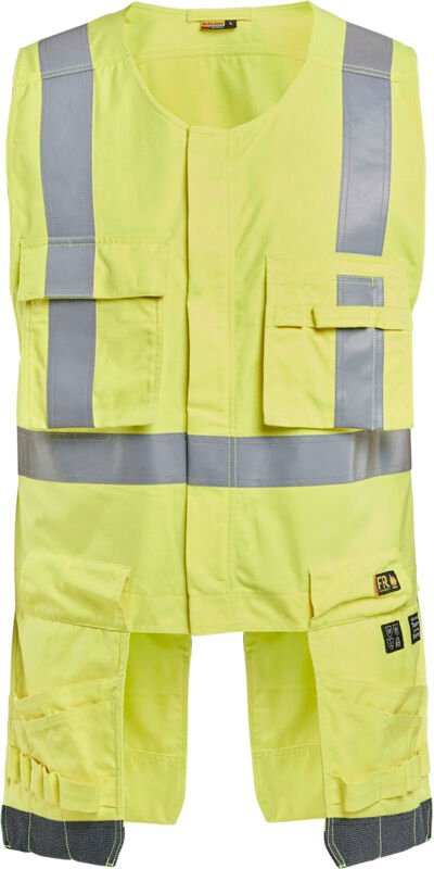 Arbeitsschutzweste ohne Ärmel, multifunktional, inhärent 3089 – Neon Gelb L