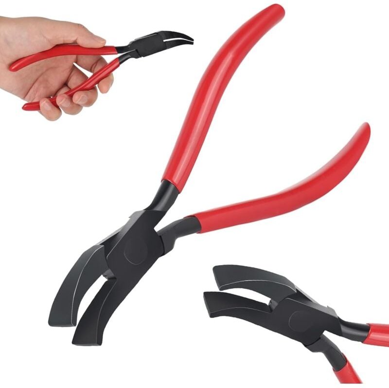 45° Crimpzange, Klappzange Breite Blechzange 22mm Dachdeckerwerkzeug mit Rutschfestem Griff, Crimpwerkzeug, Blechcrimpza...