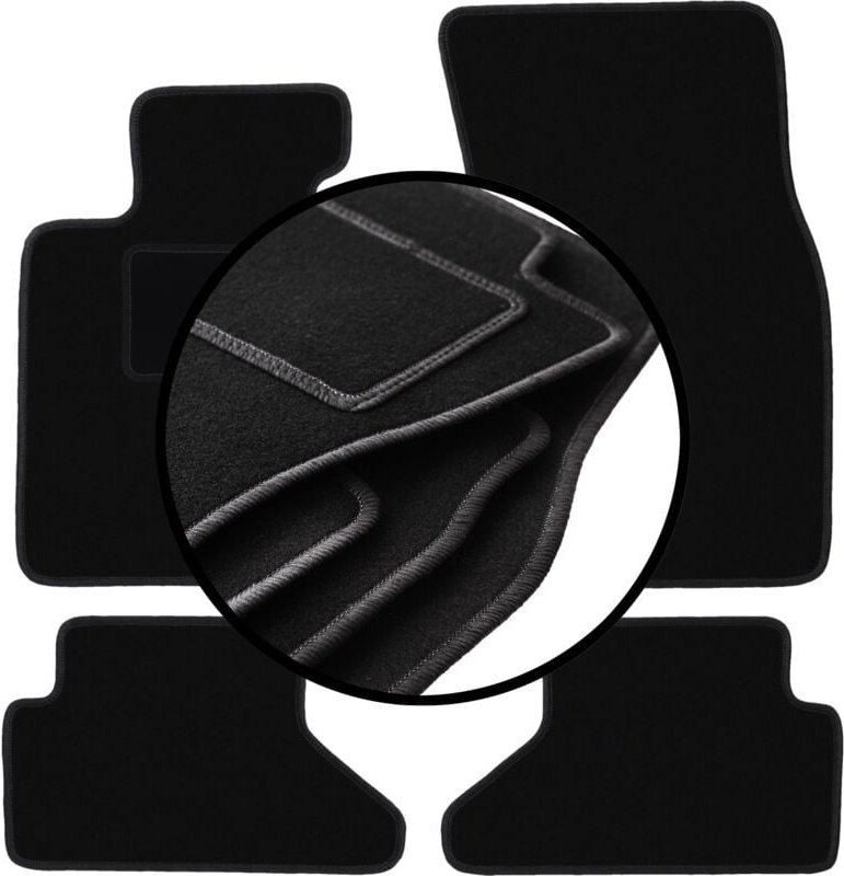 Komplettset Veloursmatten für: BMW 6 E64 Cabrio (2003-2010)