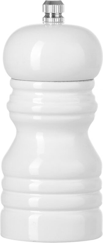 Salzmühle aus Holz, weiß, Durchmesser. 50 x 113 mm – Hendi 469613