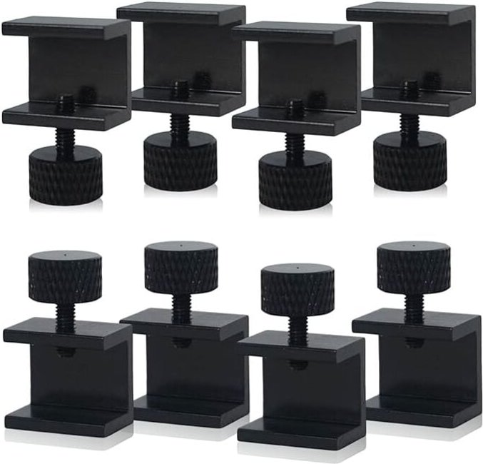 Thumbnail - 8-teiliger 3D-Drucker-Bettclip, 3D-Drucker-Glasbettklemmen-Zubehör für Ender 3s 3 Pro, 5 Pro, CR-20 Pro, CR-10S Pro - Ln...