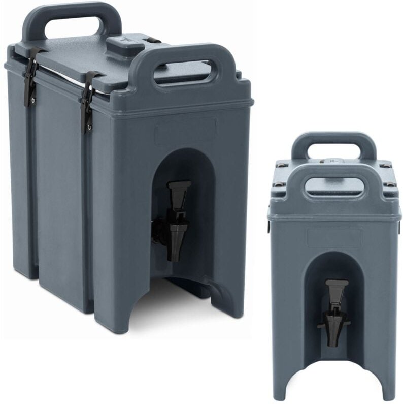 Thermogetränkebehälter Thermo Getränkespender mit Zapfhahn heiß und kalt 7 l