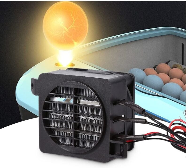 Ej.life - Gugxiom 100W 12V ptc Auto-Luft-Heizung, Mini tragbare Heizung mit automatischer Energiespar-Thermostat-Funktio...