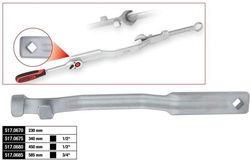 KS Tools Schlüsselverlängerung, 340 mm