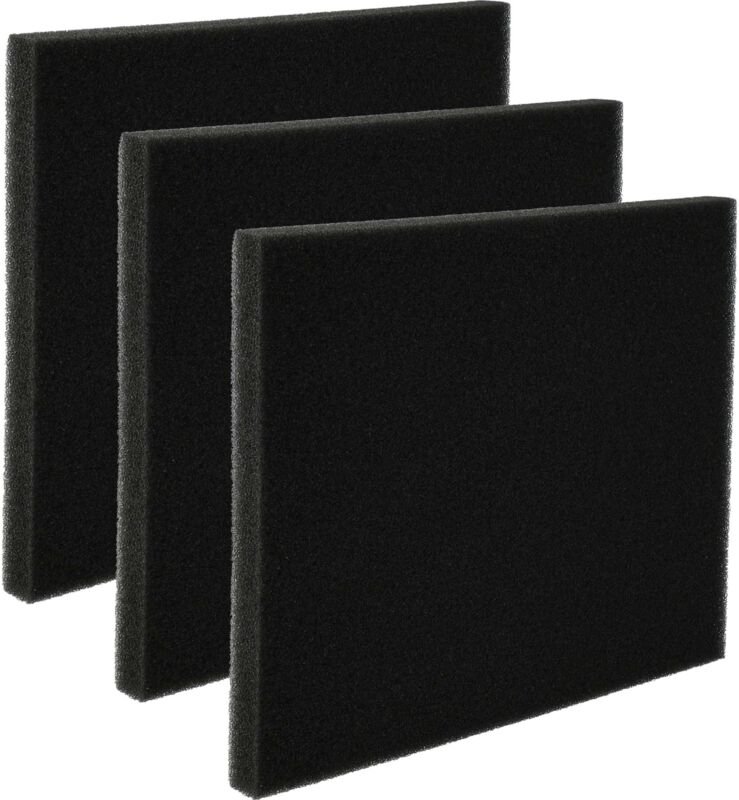 vhbw 3x Staubsaugerfilter Ersatz für Philips 432200039691 Filter für Staubsauger - Schaumstofffilter