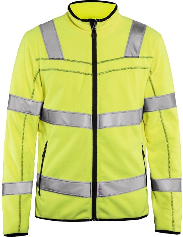 Arbeitsjacke aus Mikropolar mit hoher Sichtbarkeit 4941 – Neon Gelb 4XL