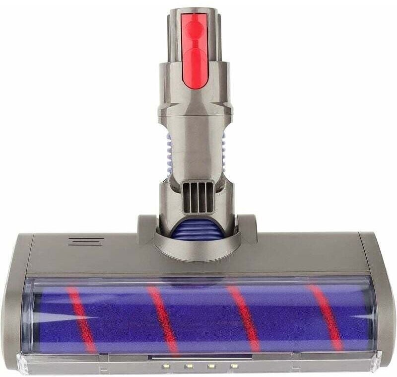 Ersatzbürstenkopf für die kabellosen Staubsauger Dyson V7, V8, V10, V11 und V15, mit Bodenbürste und LED-Leuchten.