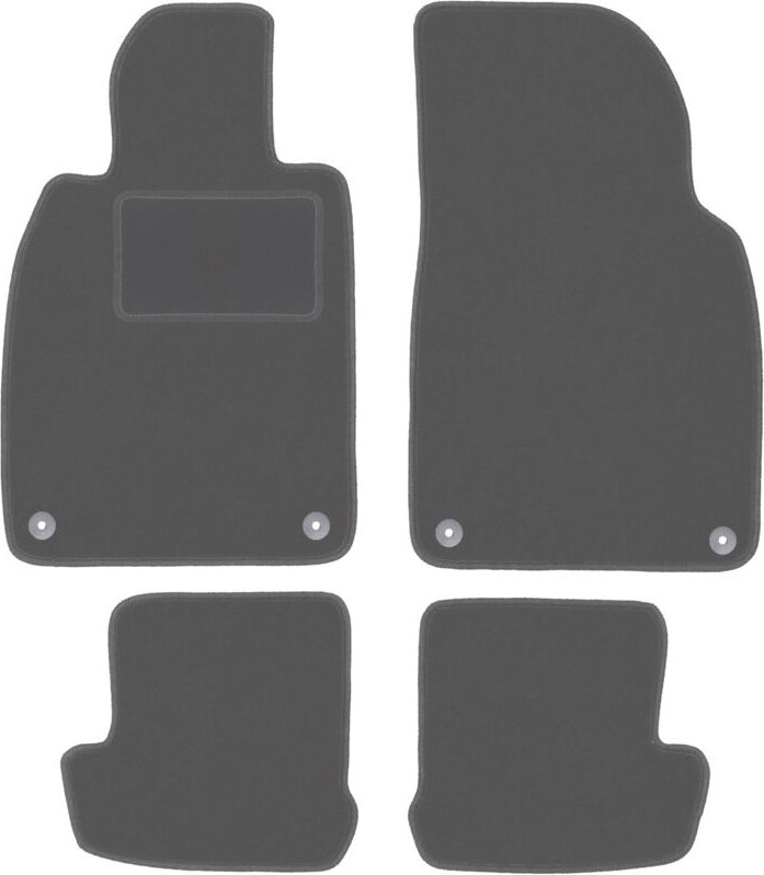 Graphite Autofußmatten für: Porsche 911 (Typ 991) Coupé, Targa, Cabrio (2010-2019)