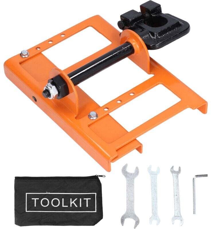 Orangefarbene tragbare Mini-Kettensägenmühle, gut verarbeitet, lange Lebensdauer, Kettenverschleiß, lange Nutzungsdauer ...