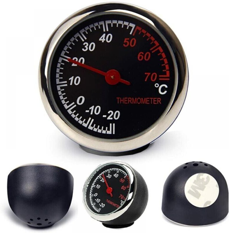 KZQ - Autothermometer - Mechanische Nadel - Analog - Zähler - Kratzfest - Hohe Transparenz und Haltbarkeit - Temperaturm...