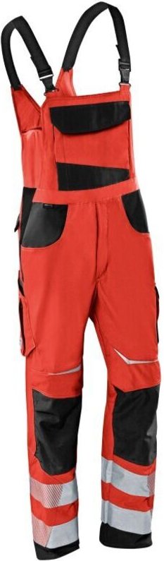 Thumbnail - Kübler Latzhose reflectiq psa 2 3207 warnrot/schwarz Gr. 106