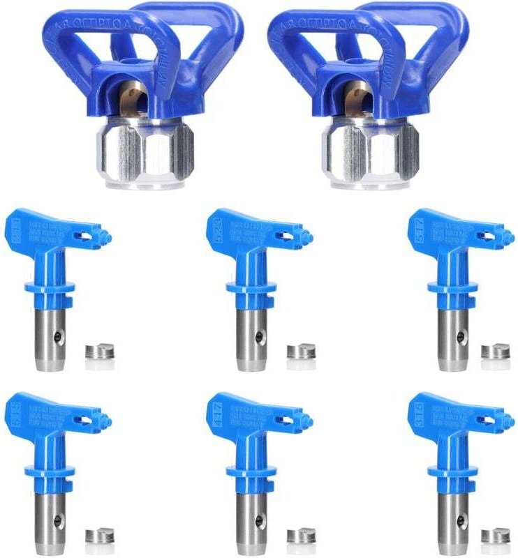 Airless-Farbdüsensatz, Umkehrbare Sprühgerätespitzen, Airless-Farbspritzdüsensatz, Sprühgerätezubehör