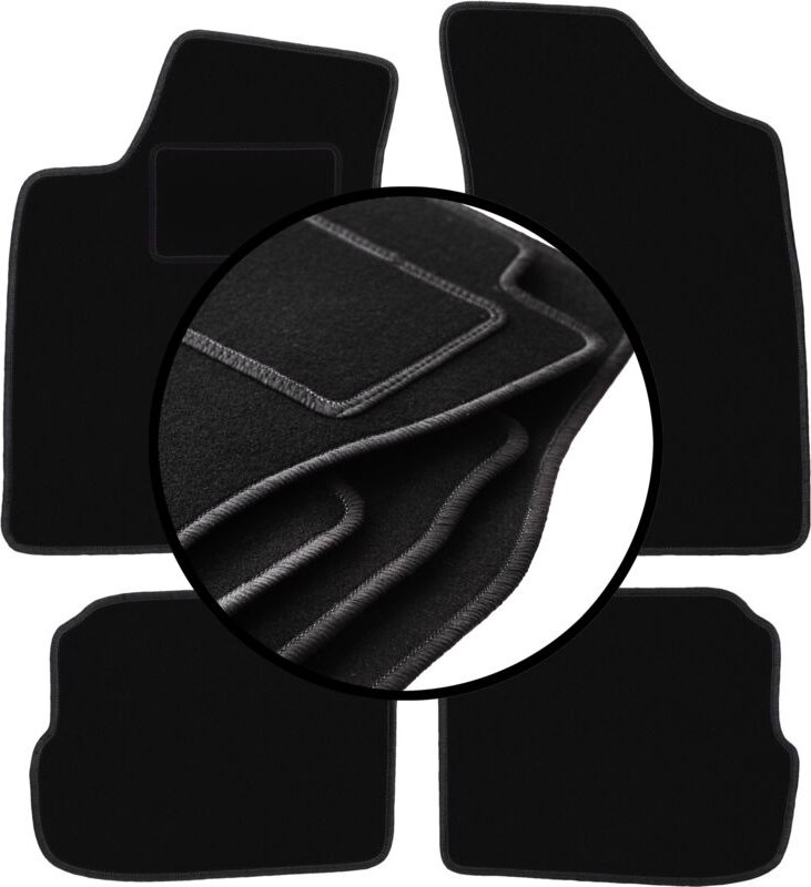 Komplettset Veloursmatten für: Volkswagen Passat B4 Kombi, Limousine (1993-1997)