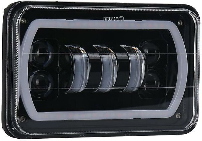 Woosien - 4x6 Zoll LED-Scheinwerferlampe Drl-Scheinwerfer Hi-Lo Beam Drl-Licht für Wrangler Truck