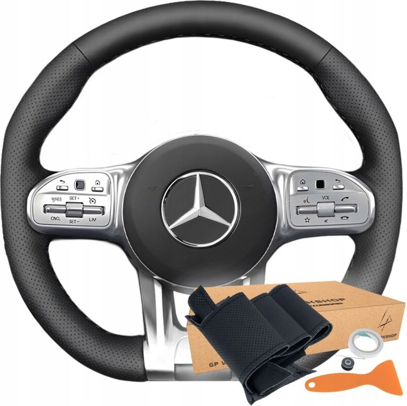 Lenkradbezug für Mercedes Benz AMG G63 W463 A45 C118 CLA 45
