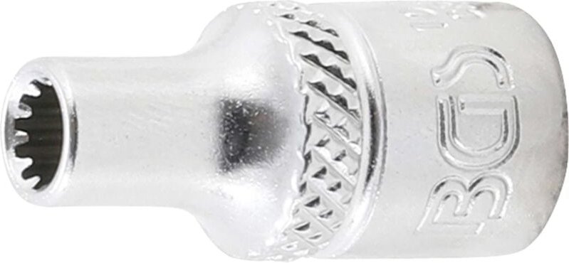 Steckschlüssel-Einsatz Gear Lock Antrieb Innenvierkant 6,3 mm (1/4') sw 4 mm