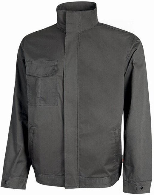 Polyester/Baumwolljacke SOFIA - Metallgrau Packung mit 10 - S