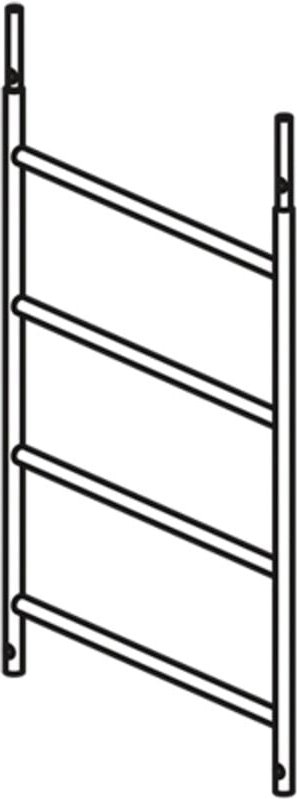 Hymer Rahmenteil mit 4 Sprossen, Breite 1,50 m, Länge 1,15 m
