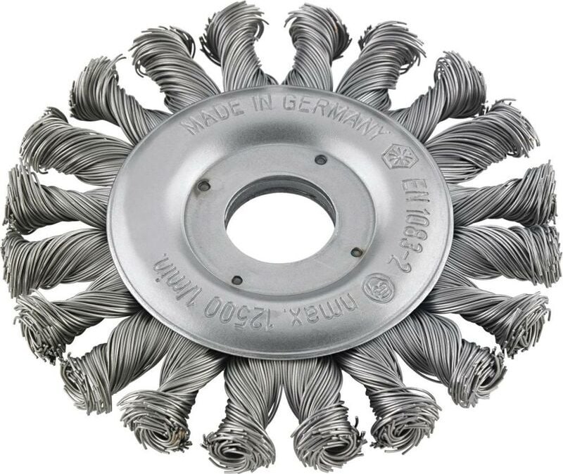 Rundbürste gezopft Stahl rechts/links 115x0,5mm - Format