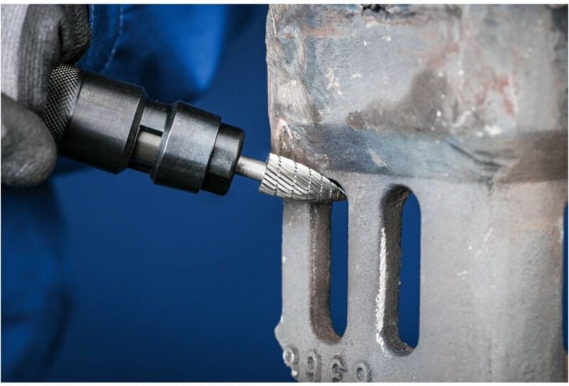 Hss Frässtift Set 86 3-tlg. Zahnung 3 ø 12mm Schaft-Ø 6mm universal mittel fein - Pferd