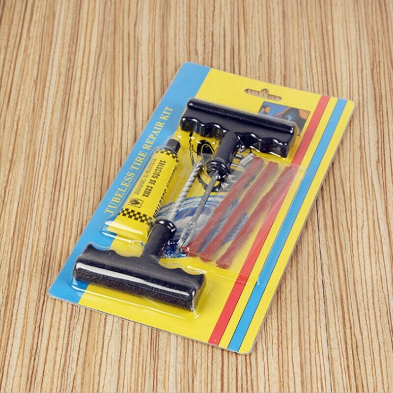 Reifenreparaturset (mit Docht), kleines 6-teiliges Set