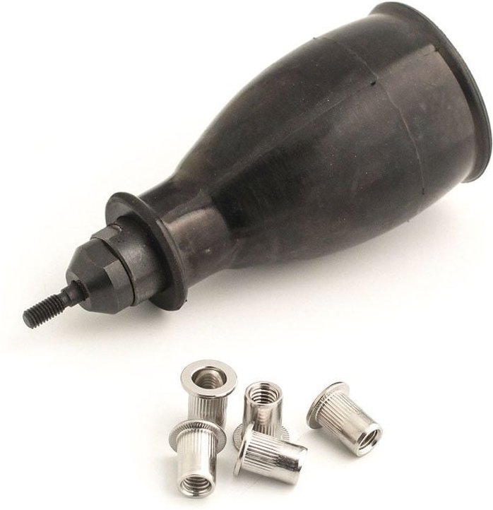 Adapterkit von Schrauber zu Nietmaschine mit Muttern M3 bis M8 Scell-it nutdrill-kit