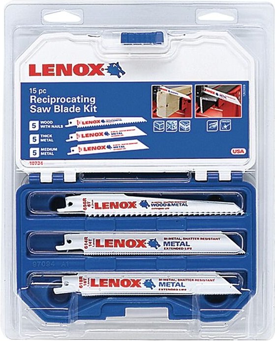 Stanley Black&decker - Säbelsägeblattset 1073415RKG f.HO u.Metall 15-tlg.LENOX 1073415RKG