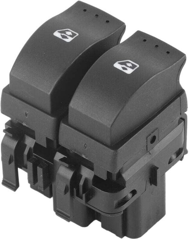 Thumbnail - Interruttore alzacristalli a 10 pin compatibile, doppio pulsante di controllo alzacristalli elettrici per Clio II 2 8200...