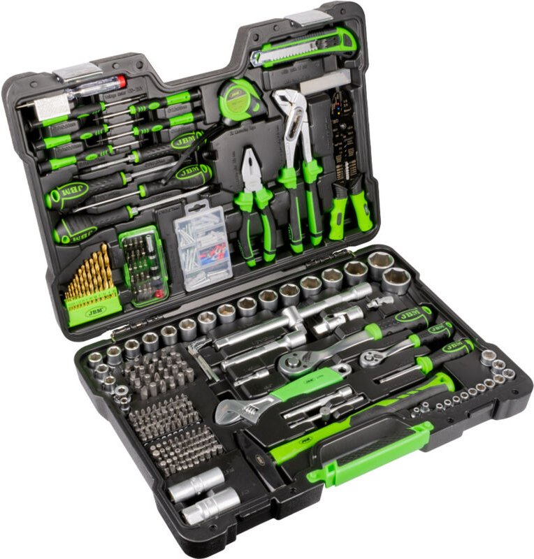 303-teiliger Werkzeugkoffer mit Innensechskant JBM 53212