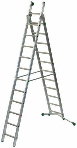 Mehrzweckleiter 5+6 Sprossen- Max. Länge 3.00m - P210-2