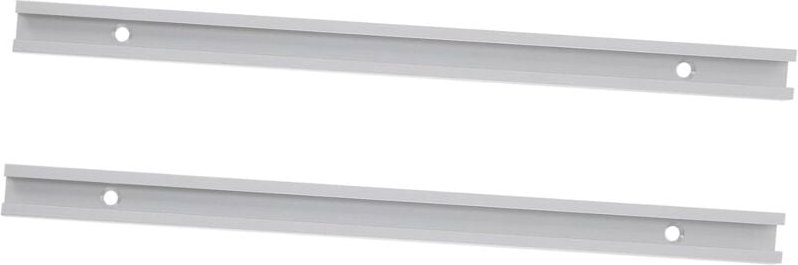 2-teiliges Aluminium-T-Schienen-Set für Zimmereiarbeiten, T-Schienen mit offener Nut, langlebiges und einfach zu install...