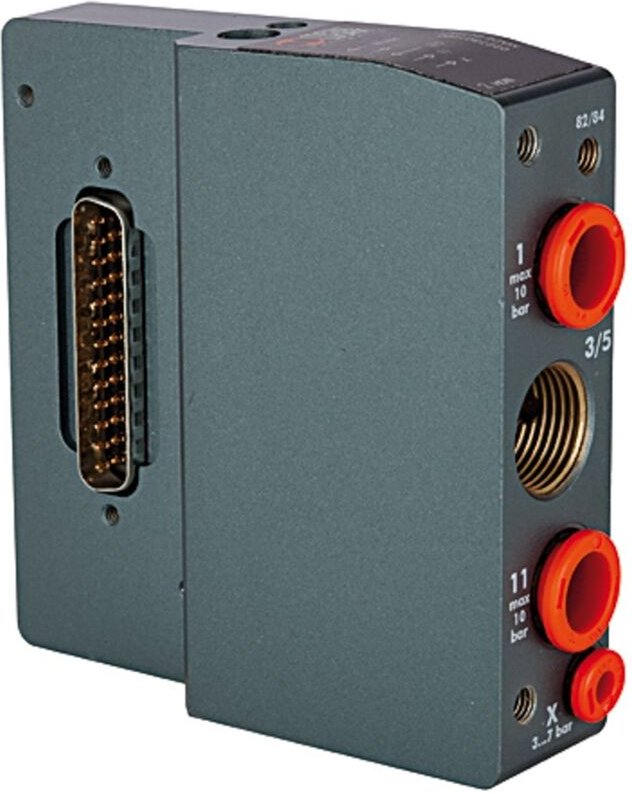 Riegler - Eingangsplatte für Ventilinsel hdm, int. Steuerluft, Multipol