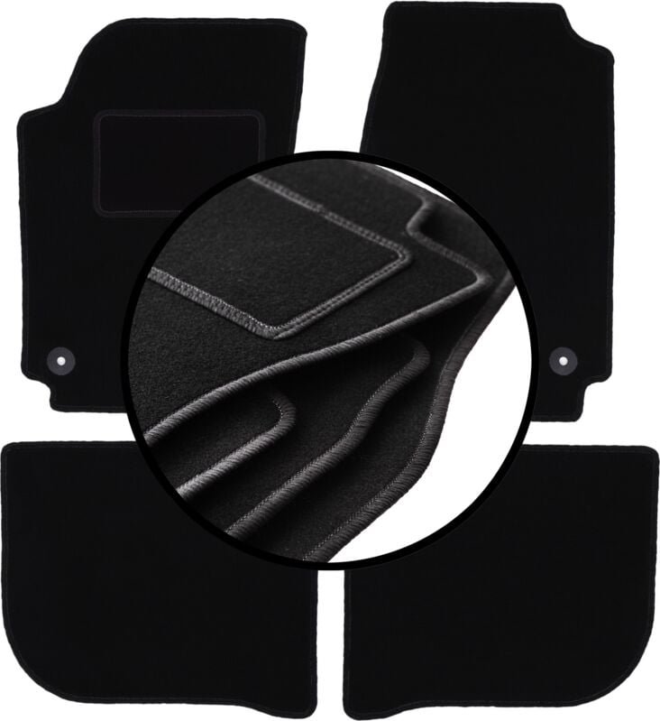 Komplettset Veloursmatten für: Audi 100 C4 Avant, Kombi, Limousine (1991-1994)