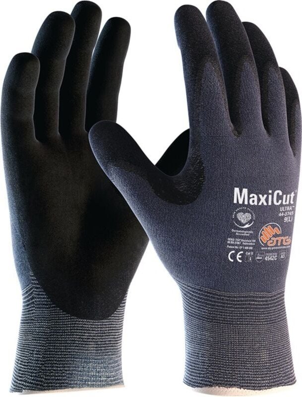 Schnittschutzhandschuhe MaxiCut Ultra 44-3745HCT Größe 10 blau/schwarz en 388 PSA-Kategorie ii