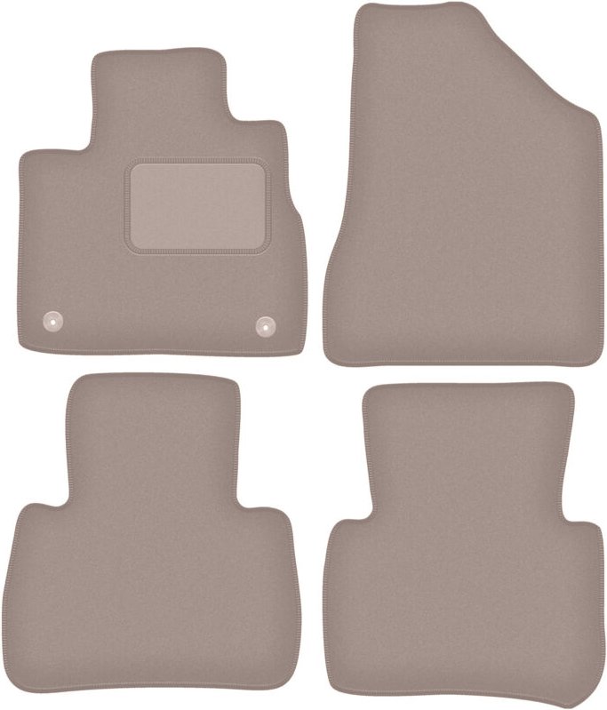 Beige Velours-Fußmatten für: Nissan Murano Z51 SUV (2008-2015)