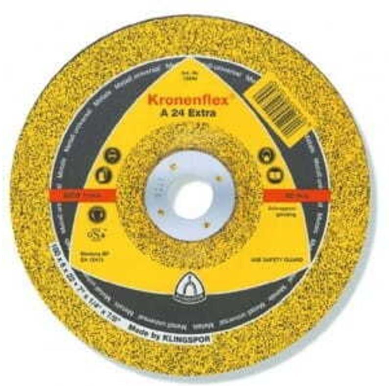 KLINGSPOR METALL-SCHLEIFSCHEIBE 180 mm x 6,0 mm x 22,2 mm A24 Extra