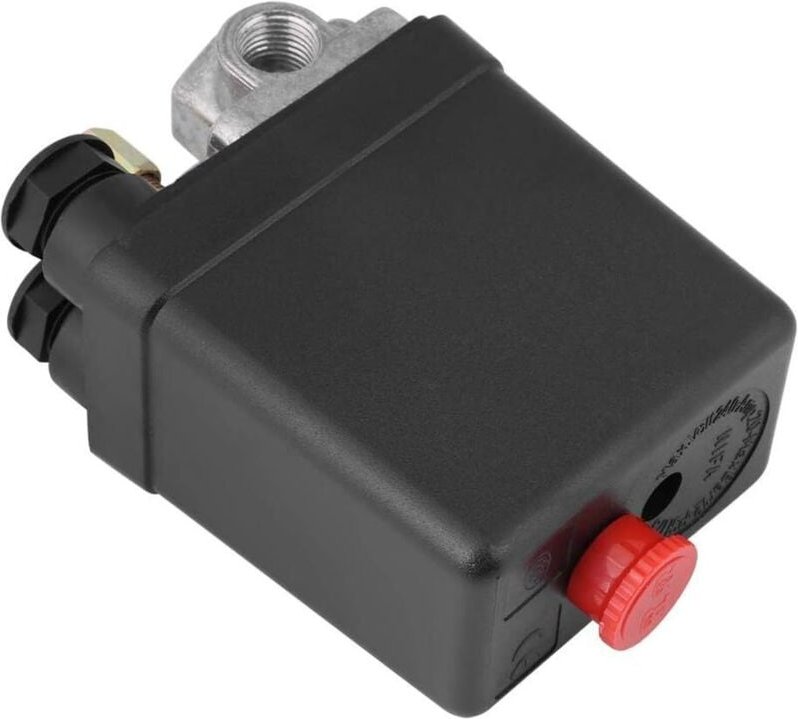 Thumbnail - 240V16A 4 Port 90PSI -120PSI Luftkompressor Druckschalter Steuerventil Ersatzteile