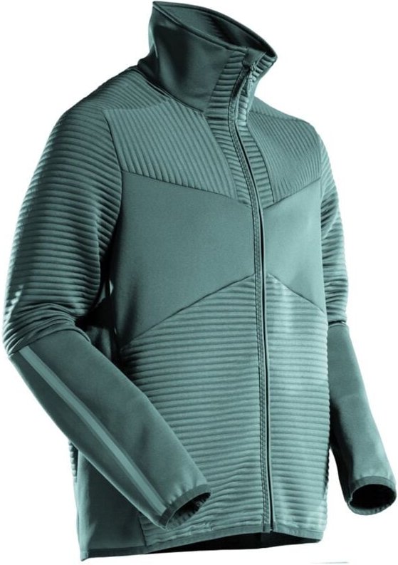 Fleecepullover mit Reißverschluss 22503 Gr. 2XL, helles Waldgrün - Mascot