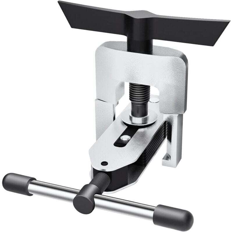 3/16-5/8 Zoll Messing-Kupfer-Aluminium-Rohr-Bördelwerkzeugsatz mit 45-Grad-SAE-Winkelkegel für HVAC-Gaskühlungs-Bremslei...