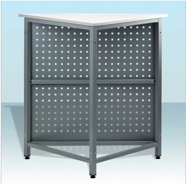 Dema - Eck Werkbank Werktisch Arbeitstisch 91 x 49 x 89,5 - 92 cm (höhenverstellbar)