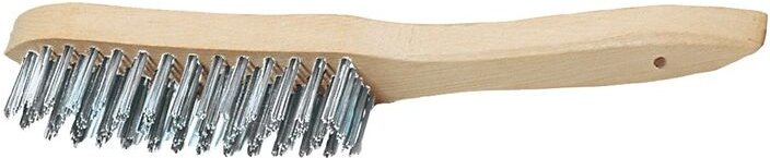 Drahtbürste Länge 295 mm 0,35 mm Gussstahl 2-reihig - Promat