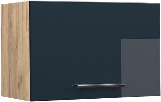 Vicco - Hängeschrank Fame-Line, Dunkelblau Hochglanz, 60 cm Flach