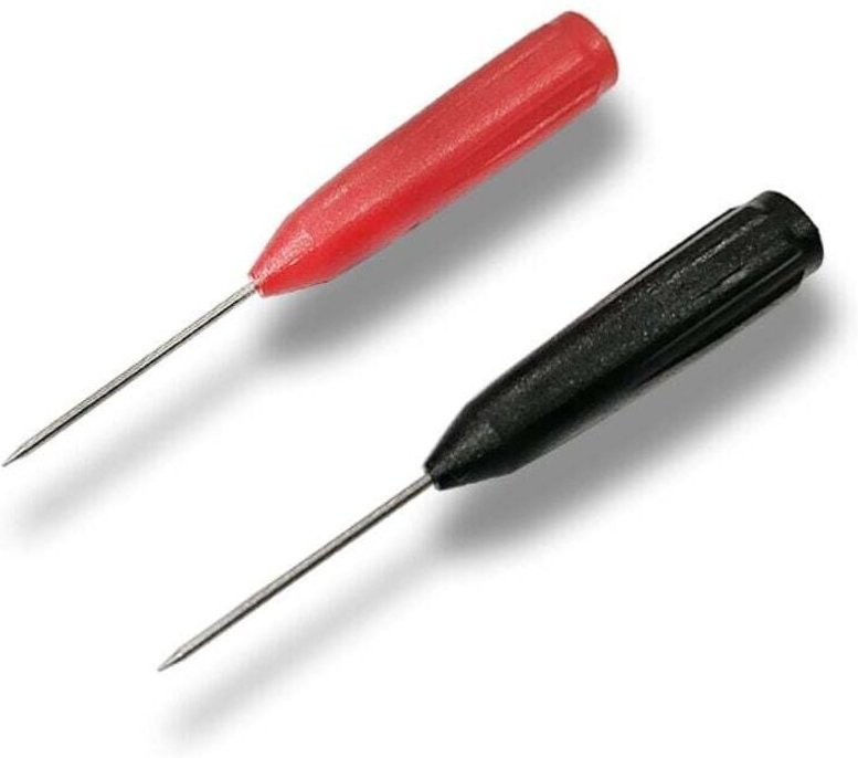 Thumbnail - Tonchean - Universal-Multimeter-Testspitze, 2 mm Klinke, extra feine Bohrer, Stahlnadel, Stift, Meter-Verlängerung