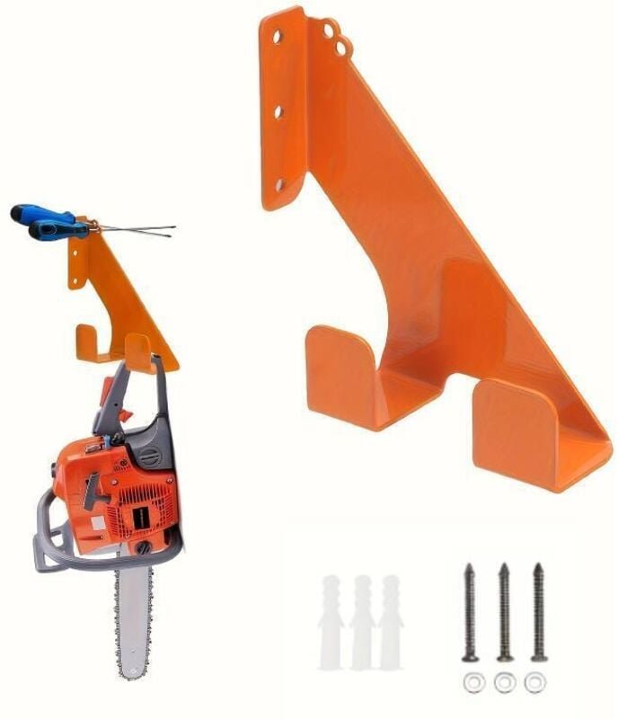 Kettensägenhaken für Stihl-Kettensäge, 1 Packung, Kettensägen-Wandhalterung, Kettensägen-Wandhalterung, robuster Kettens...